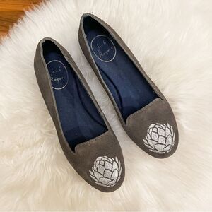 🍋 Jack Rogers • Women’s Bella Suede Loafers Size 6